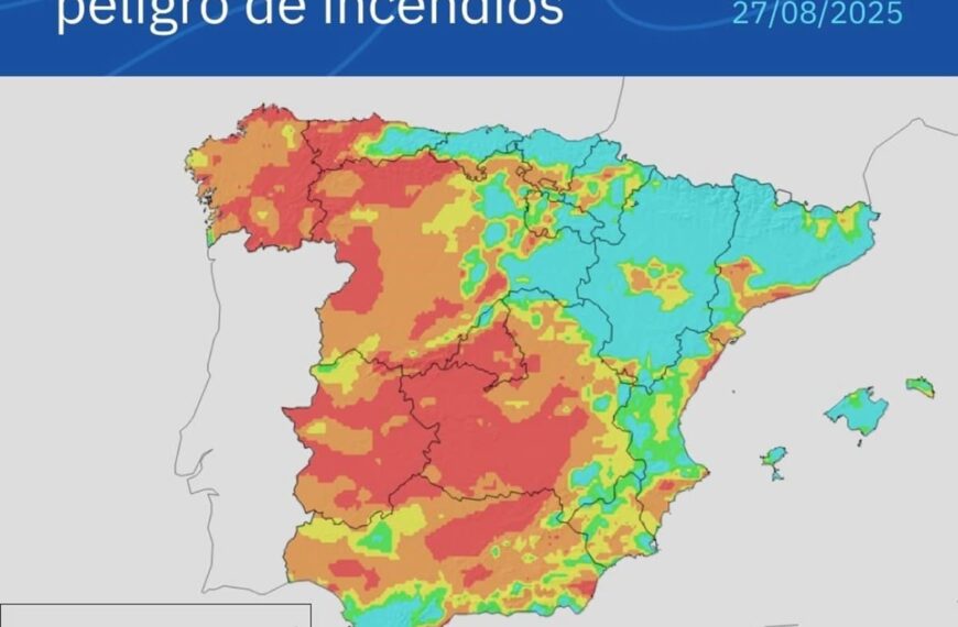 El riesgo de incendios sigue muy alto en Toledo, Ciudad Real, Albacete y Cuenca, según AEMET