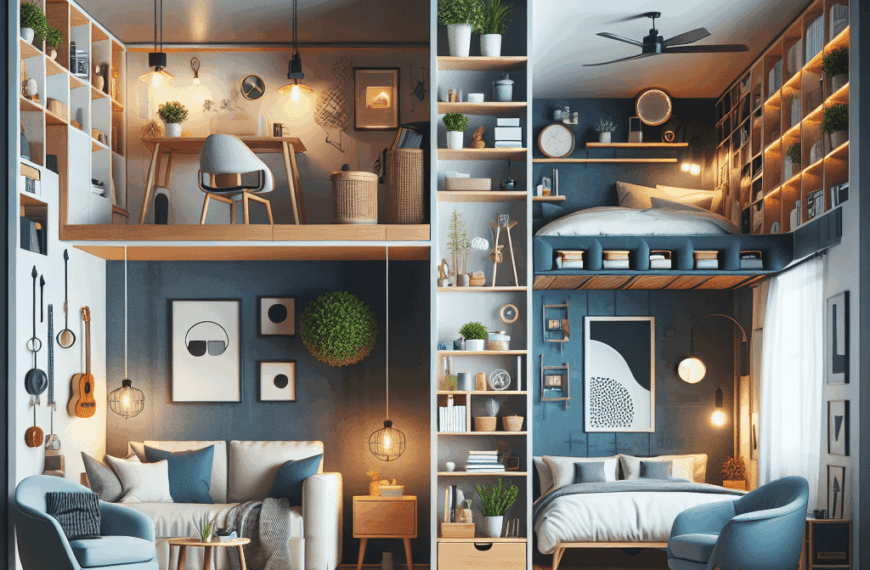 Espacios Inteligentes: Ideas Creativas para Optimizar Salones y Dormitorios Pequeños