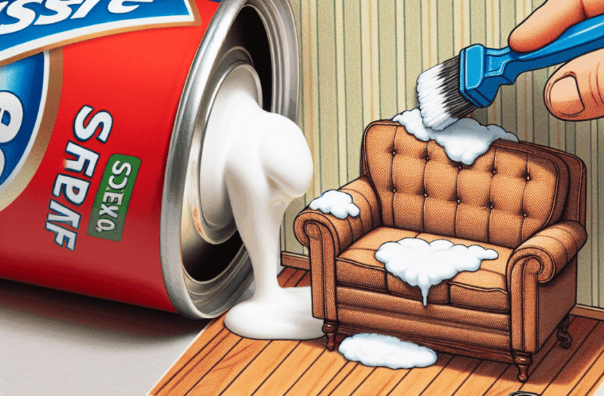 Espuma de Afeitar: El Secreto Eficaz para Limpiar Sofás y Sillas Tapizadas