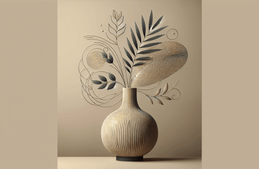 Floreros de Estilo: Diseños Modernos que Parecen Obras de Arte