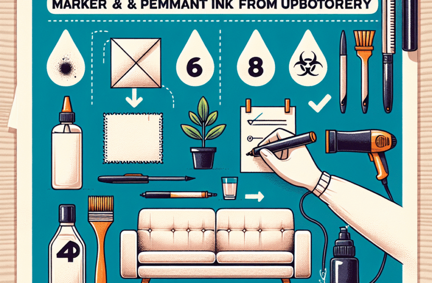 Elimina Tinta de Rotuladores y Marcadores de tu Sofá: Guía Práctica y Efectiva