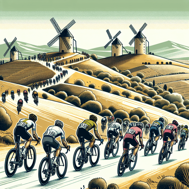 J. M. Martín se lleva los molinos de Criptana mientras M. Moya mantiene el liderato en la Vuelta a Castilla-La Mancha