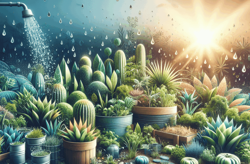 Jardines Sostenibles: Plantas Resilientes al Agua en la Nueva Era Verde