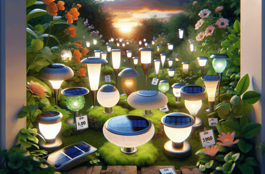 Lámparas Solares que Revolucionarán Tu Jardín Este Verano por Menos de 20 Euros