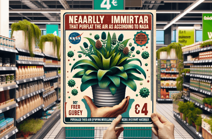 Lidl Lanza Hoy la Planta ‘Inmortal’ que Purifica el Aire por Menos de 4 Euros, Respaldada por la NASA
