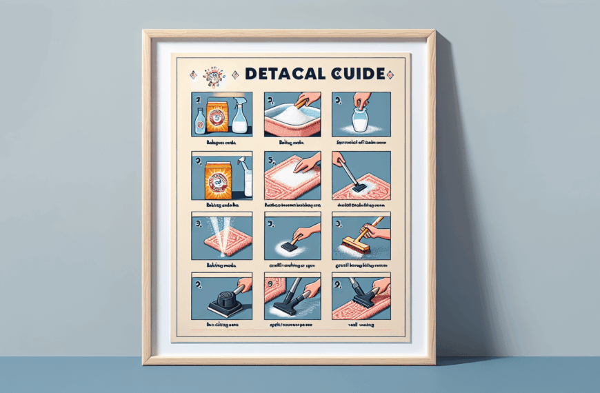 Limpieza Profunda de Alfombras con Bicarbonato: Guía Paso a Paso