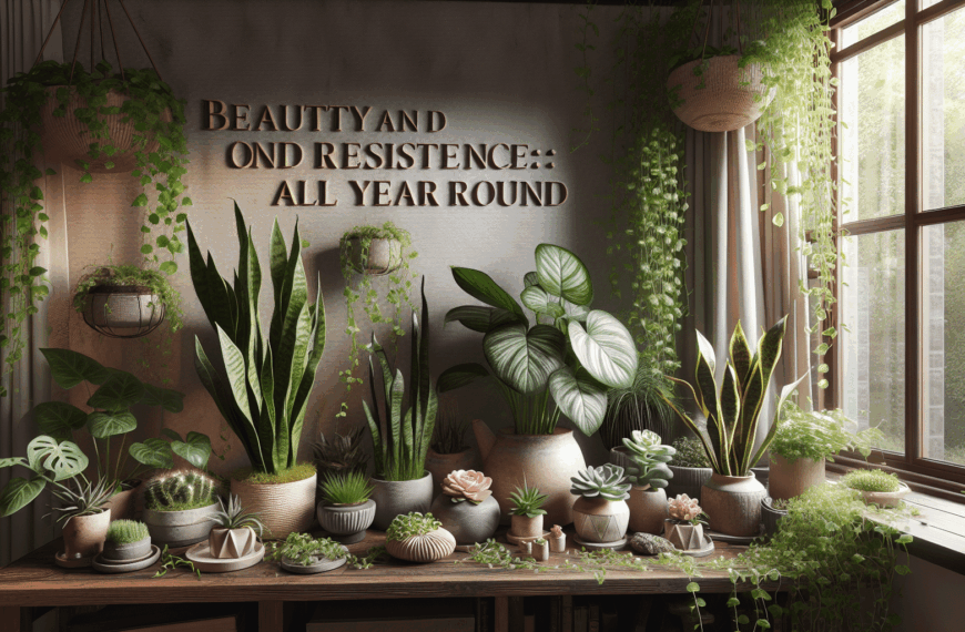 Plantas de Interior: Elegancia y Fortaleza Permanente