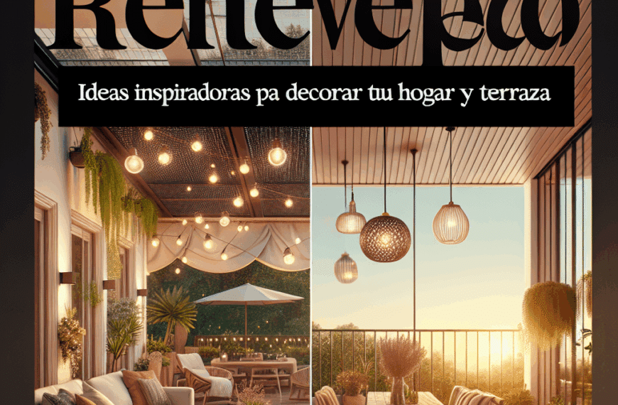 Renueva Tu Espacio: Ideas Inspiradoras para Decorar tu Hogar y Terraza