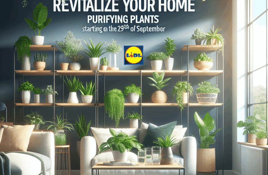 Revitaliza Tu Hogar: Plantas Purificadoras en Lidl Desde el 29 de Septiembre