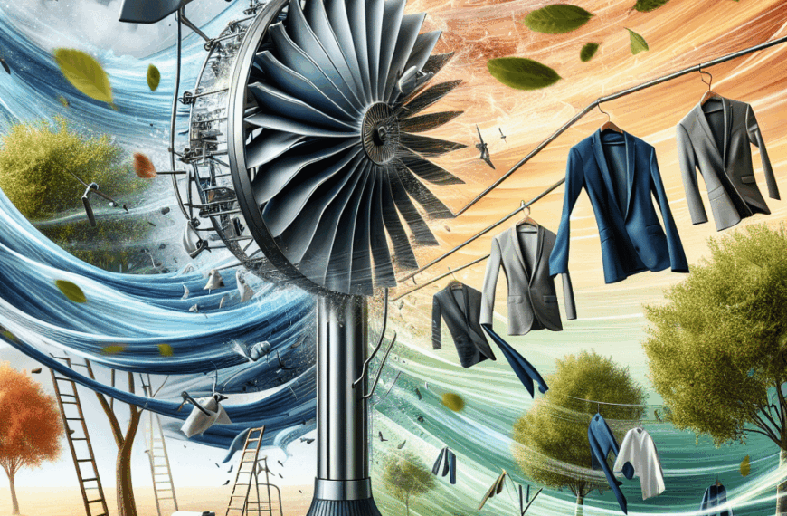 Revolución Eólica: El Dispositivo que Detiene el Viento para Proteger tu Ropa