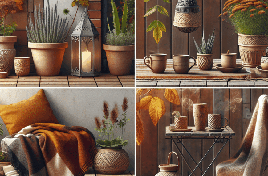 Transforma Tu Terraza: Los 6 Elementos Clave para un Otoño Perfecto