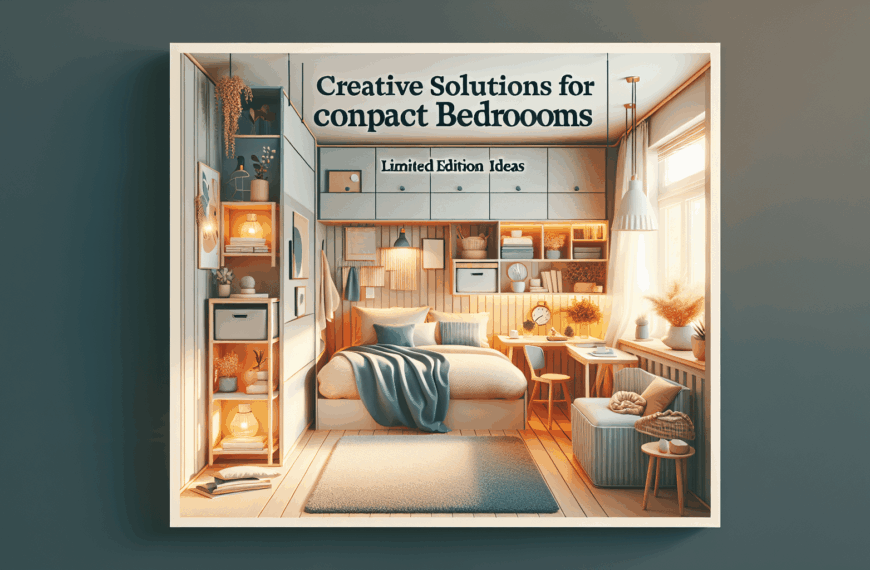 Soluciones Creativas para Dormitorios Compactos: Ideas de Edición Limitada