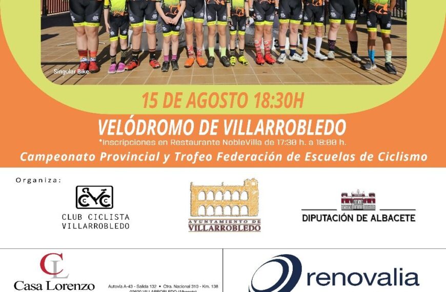 El ciclismo base regresa a la pista en el XXI Trofeo Feria de Villarrobledo