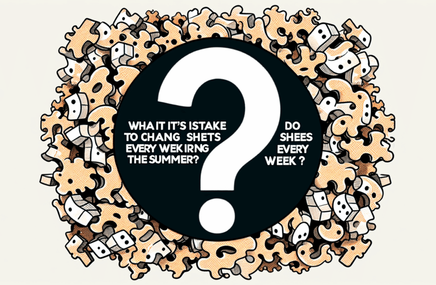 ¿Deberías Cambiar las Sábanas con Mayor Frecuencia en Verano?