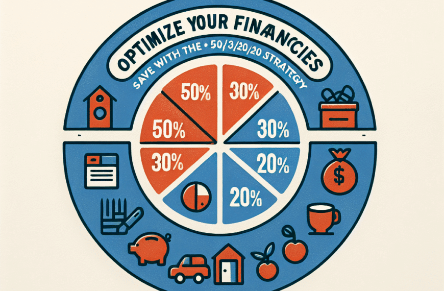 Optimiza Tus Finanzas: Ahorra con la Estrategia 50/30/20