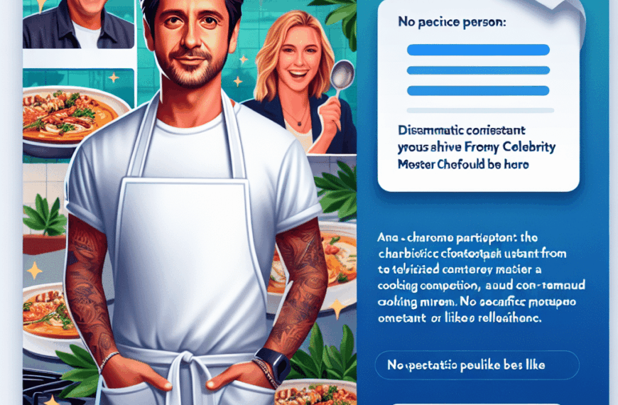 Descubre a Torito: El Carismático Concursante de ‘MasterChef Celebrity 10’ en TVE