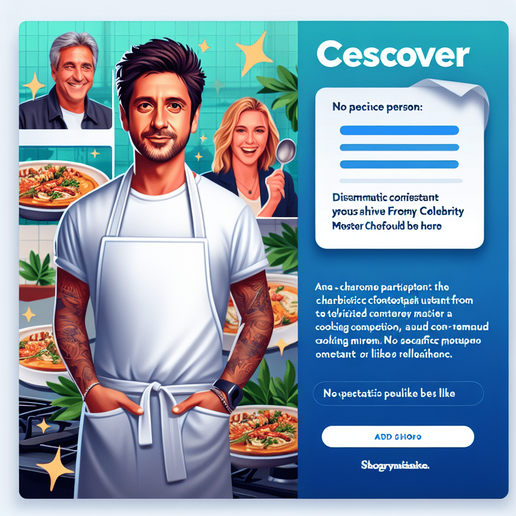 Descubre a Torito: El Carismático Concursante de ‘MasterChef Celebrity 10’ en TVE