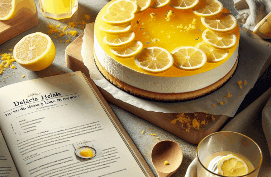 Delicia Helada: Tarta de Queso y Limón en Pocos Pasos