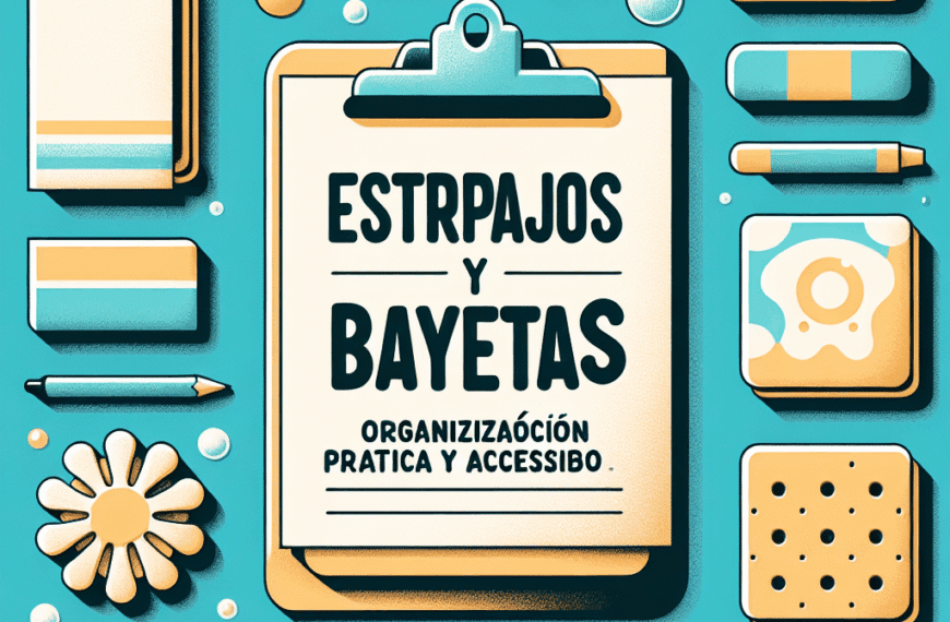Estropajos y Bayetas: Organización Práctica y Accesible