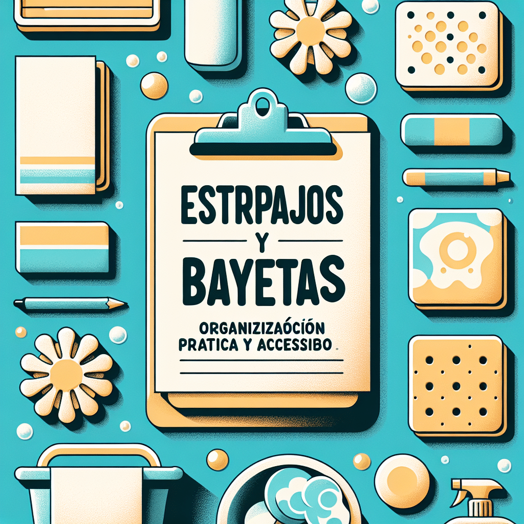 Estropajos y Bayetas: Organización Práctica y Accesible