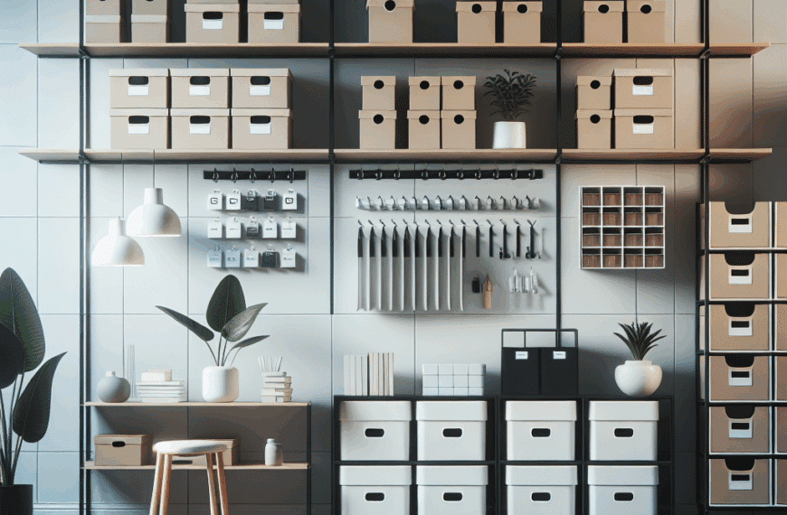 Organiza con Eficiencia: Minimalismo y Funcionalidad en Trasteros