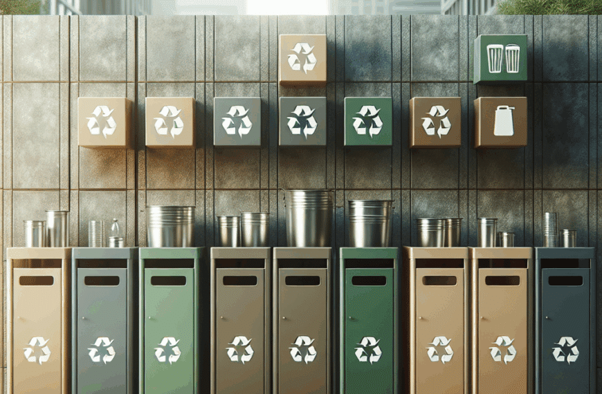 Cubos de Basura y Reciclaje de Metal Songmics: Innovación Ecológica para un Mañana Sostenible