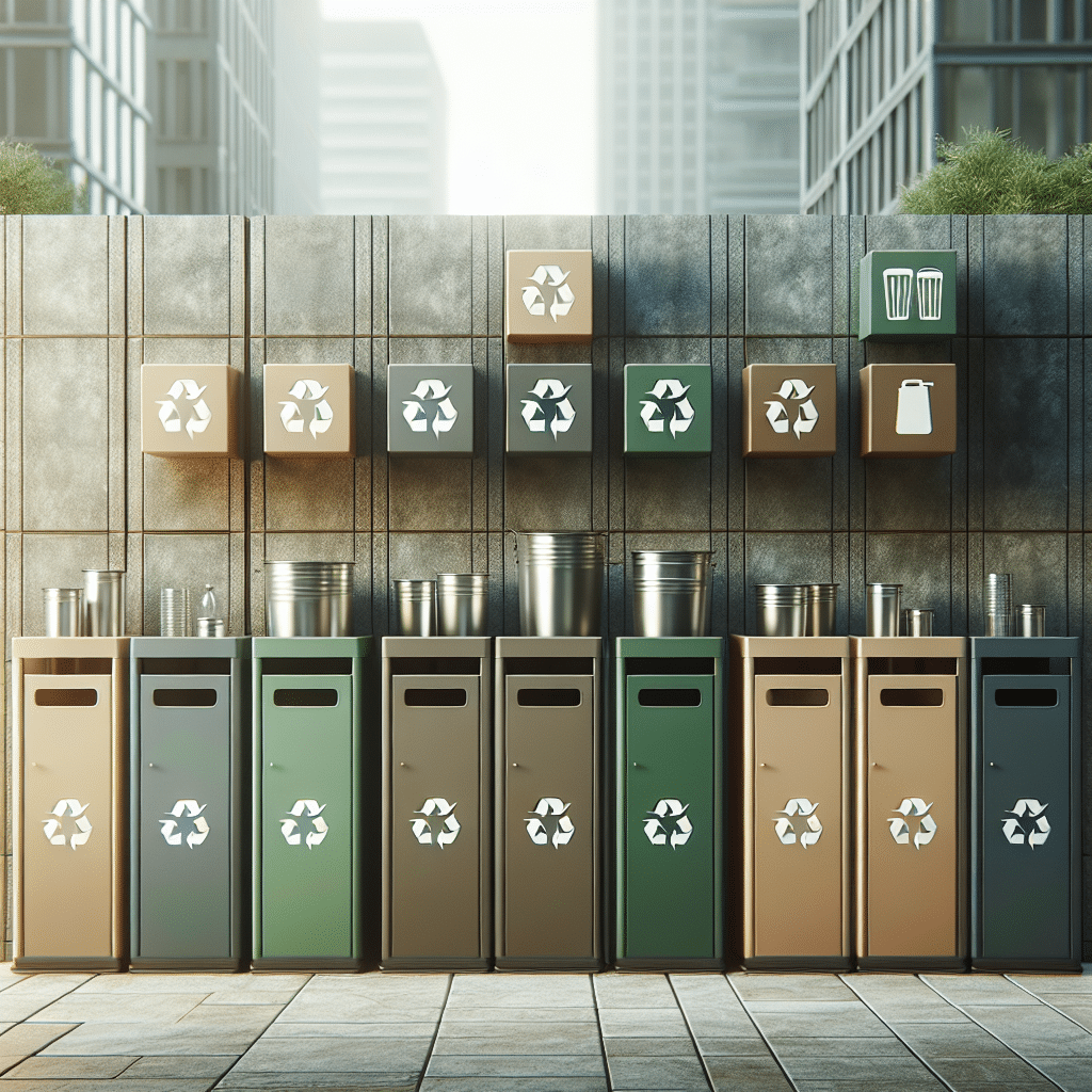 Cubos de Basura y Reciclaje de Metal Songmics: Innovación Ecológica para un Mañana Sostenible