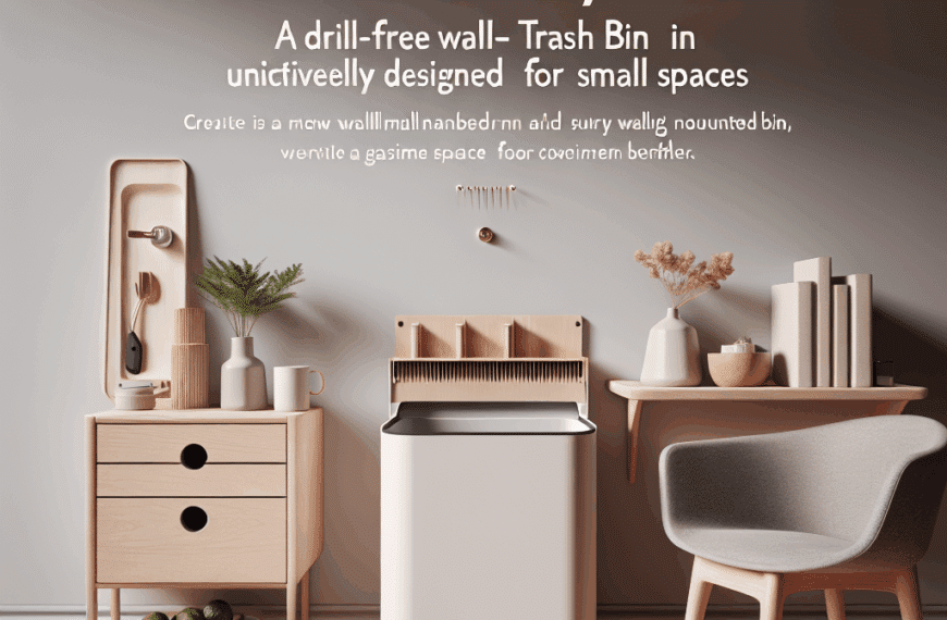 Ikea Revoluciona el Hogar: Nuevo Cubo de Basura de Pared Sin Taladros para Espacios Pequeños