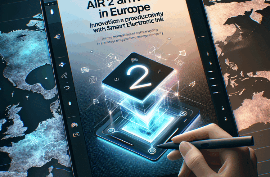 AINOTE Air 2 de iFLYTEK Llega a Europa: Innovación en Productividad con Tinta Electrónica Inteligente