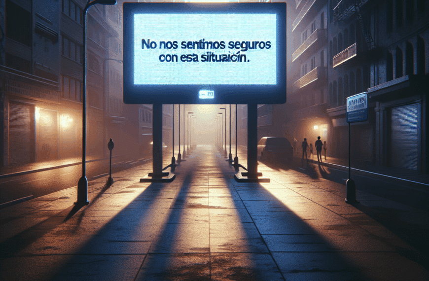 Preocupaciones por la Inseguridad en la Situación Actual