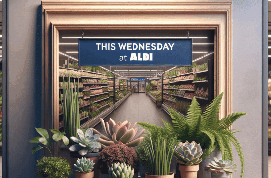 Este Miércoles en Aldi: Adquiere Hermosas Plantas por Menos de 5 Euros para Tu Hogar