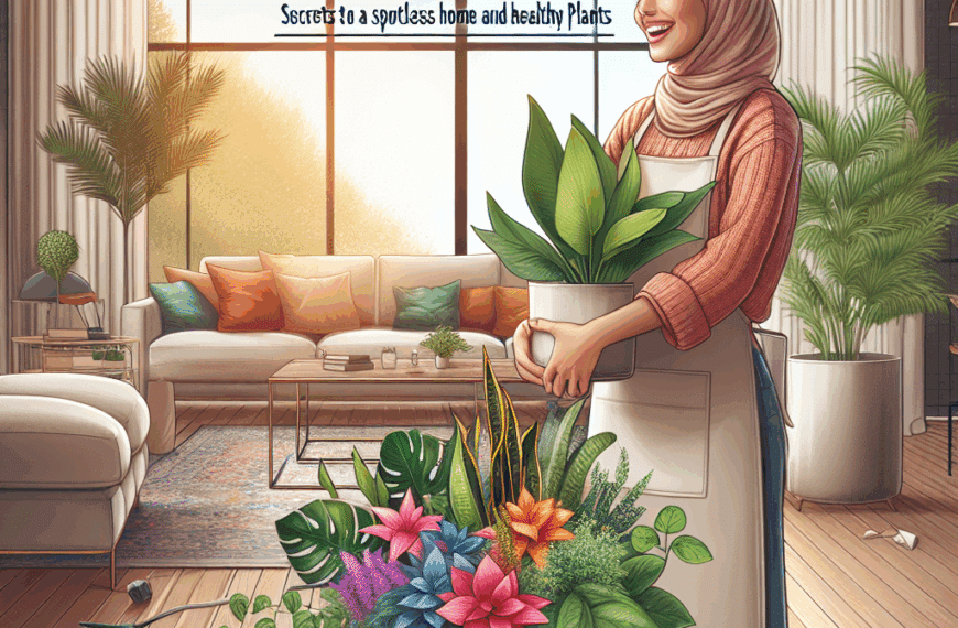 Renueva Tu Espacio: Secretos para un Hogar Impecable y Plantas Saludables