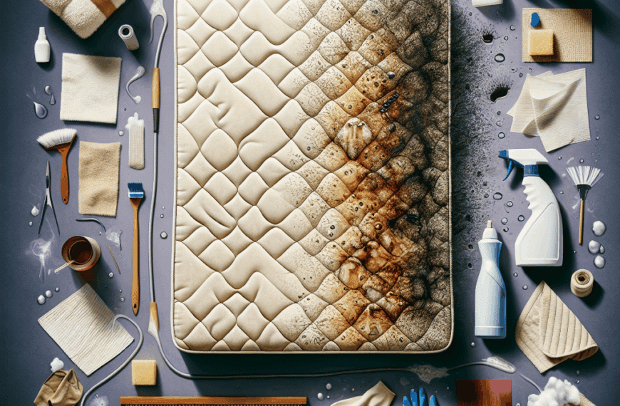 Solución Perfecta para Limpiar y Desinfectar Manchas del Colchón