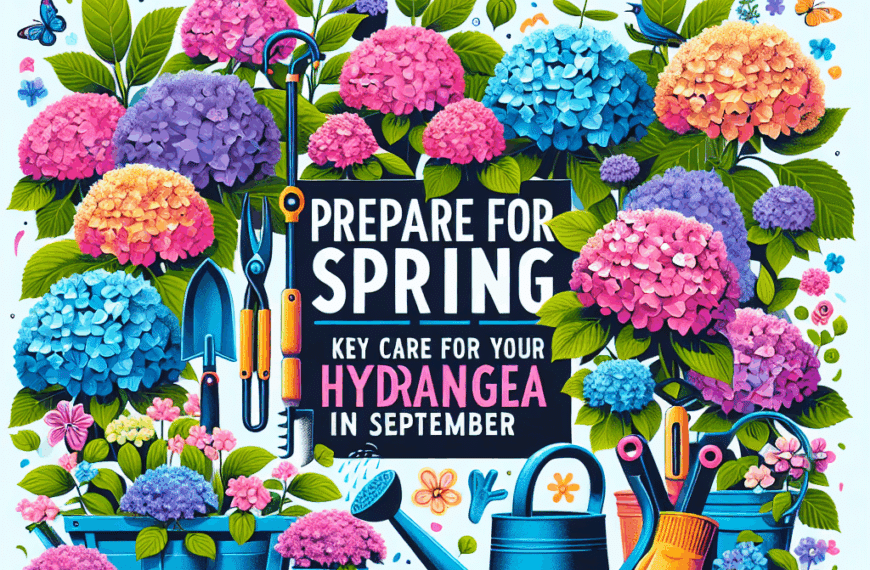Prepárate para la Primavera: Cuidados Claves para Tus Hortensias en Septiembre
