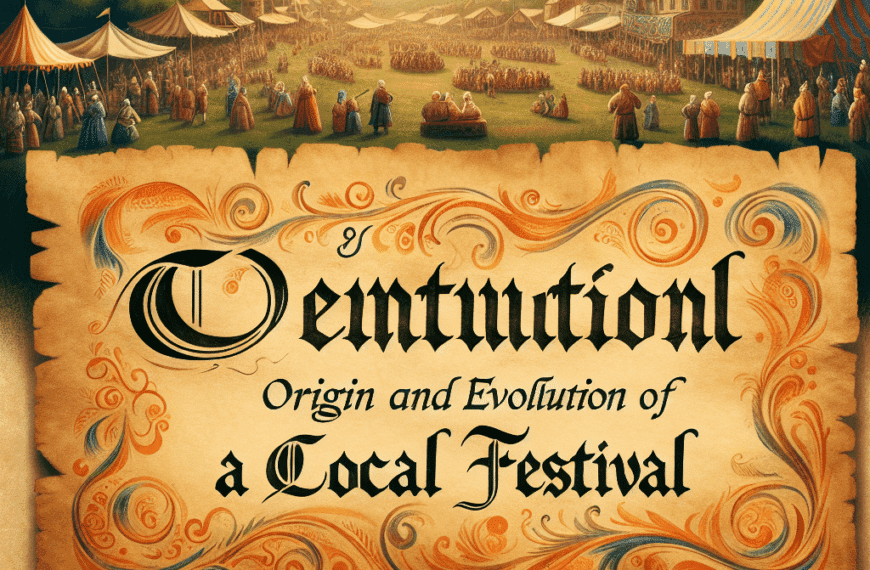 Raíces y Transformaciones: La Historia de una Fiesta Local a Través de los Siglos