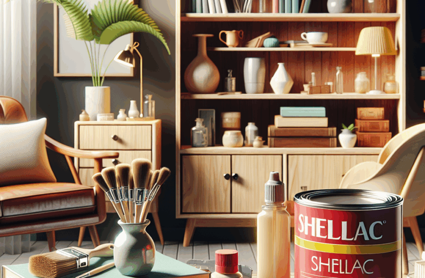 Ventajas de Incorporar Shellac en Proyectos DIY de Decoración para el Hogar