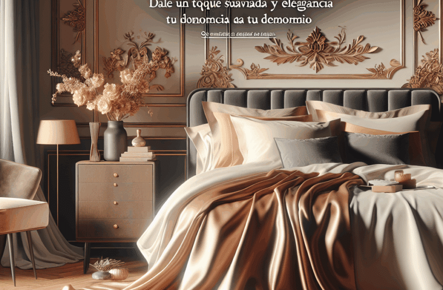 Sábanas de Satén Cotton Artean: Dale un Toque de Suavidad y Elegancia a Tu Dormitorio