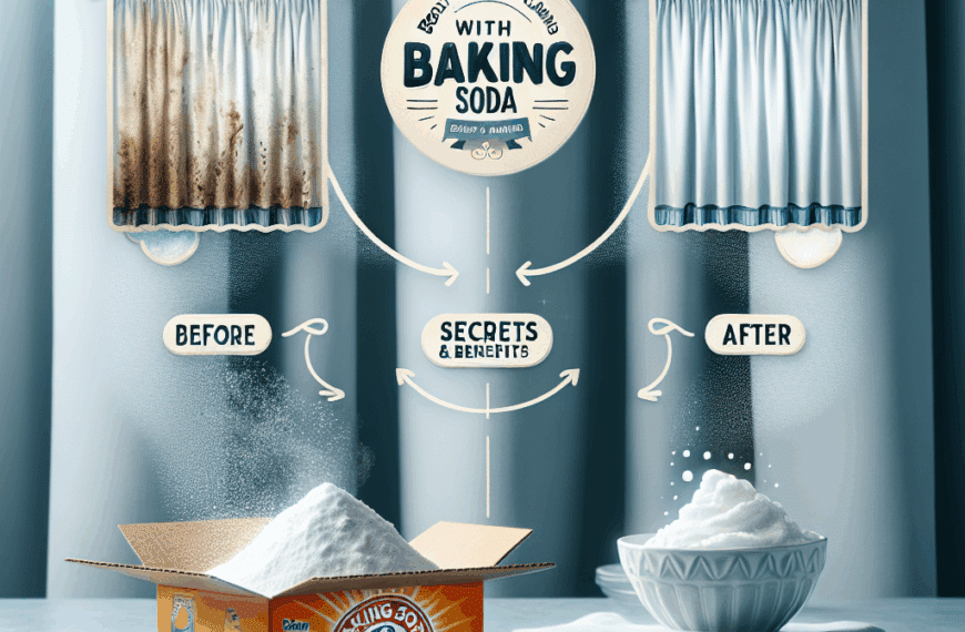 Potencia la Limpieza de tus Cortinas con Bicarbonato de Sodio: Secretos y Beneficios