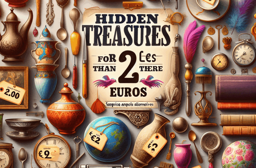 Tesoros Ocultos por Menos de 2 Euros: Alternativas Sorprendentes