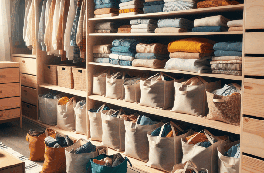 Optimiza el Espacio y Organiza tu Ropa con Bolsas de Almacenamiento para el Cambio de Armario