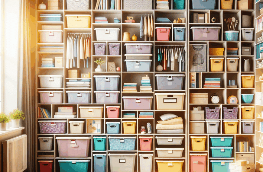 Estrategias Efectivas para Organizar y Almacenar tus Pertenencias