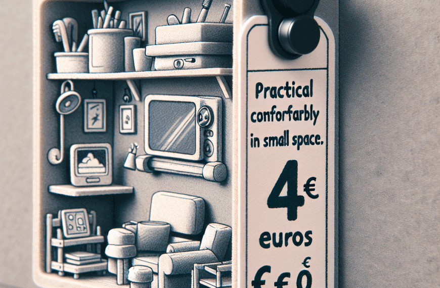 Un Gadget Práctico y Económico para Espacios Reducidos por Menos de 4 Euros