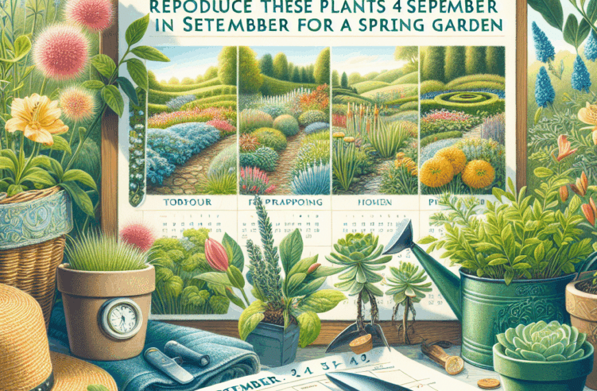 Reproduce Estas 4 Plantas en Septiembre para un Jardín Primaveral sin Costos