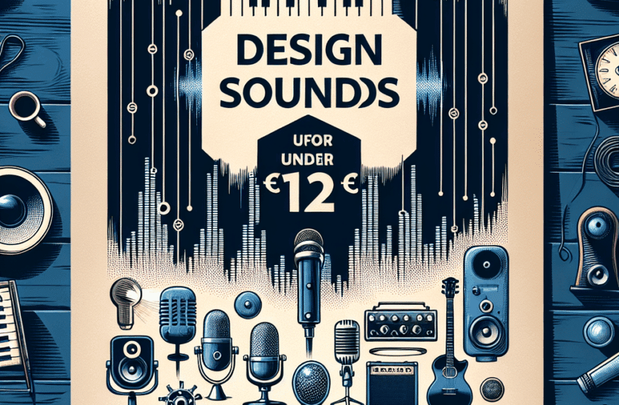 Sonidos de Diseño por Menos de 12 Euros