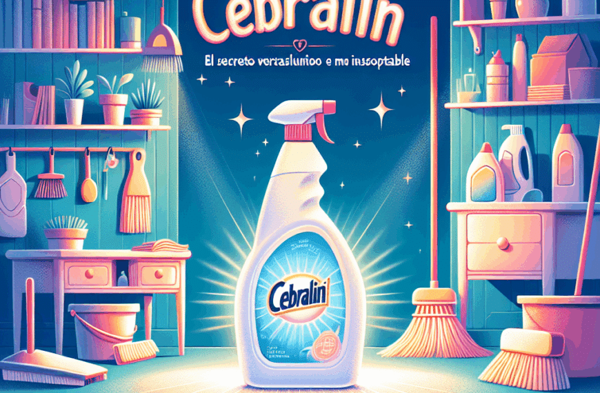 Cebralín: El Secreto Versátil e Indispensable en Mi Hogar