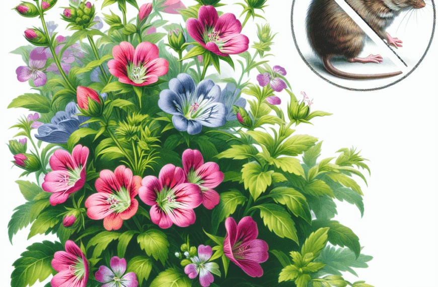 Planta Perenne con Flores Hermosas para Alejar Ratones de Casa