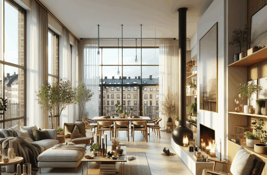 Apartamento Nórdico en Estocolmo: Una Fusión de Elegancia y Funcionalidad Atemporal