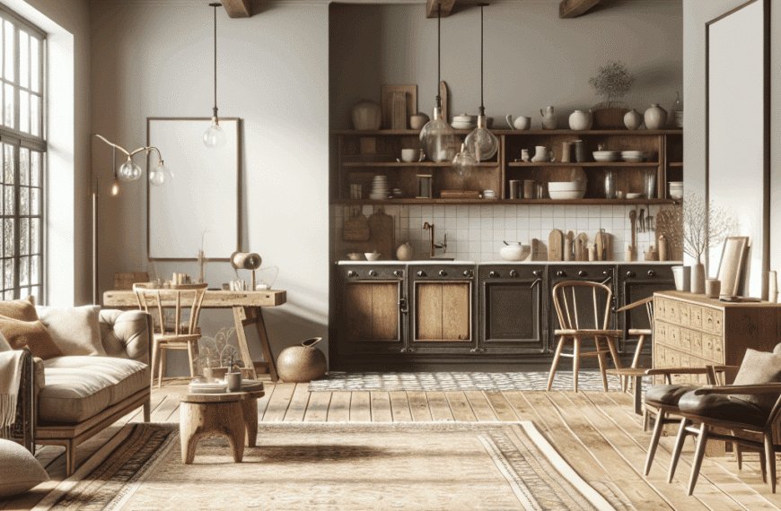 Elegante Apartamento Nórdico con Estilo Vintage y Espacios Abiertos