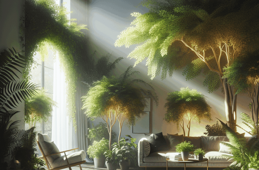 Transforma tu Hogar con la Belleza y Resiliencia de los Árboles de Interior