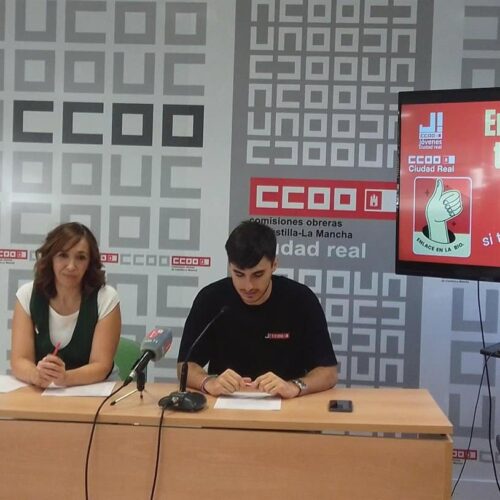 CCOO ofrece a jóvenes de Ciudad Real ayuda para revisar su nómina: «Es fundamental que sepan si les están pagando bien»